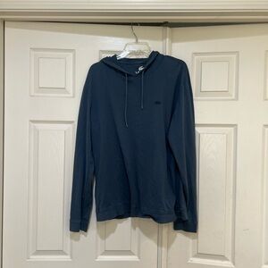 Lacoste Mens  Small Classic Pullover Light Weight T-Shirt Hoodie‎ Blue Casual